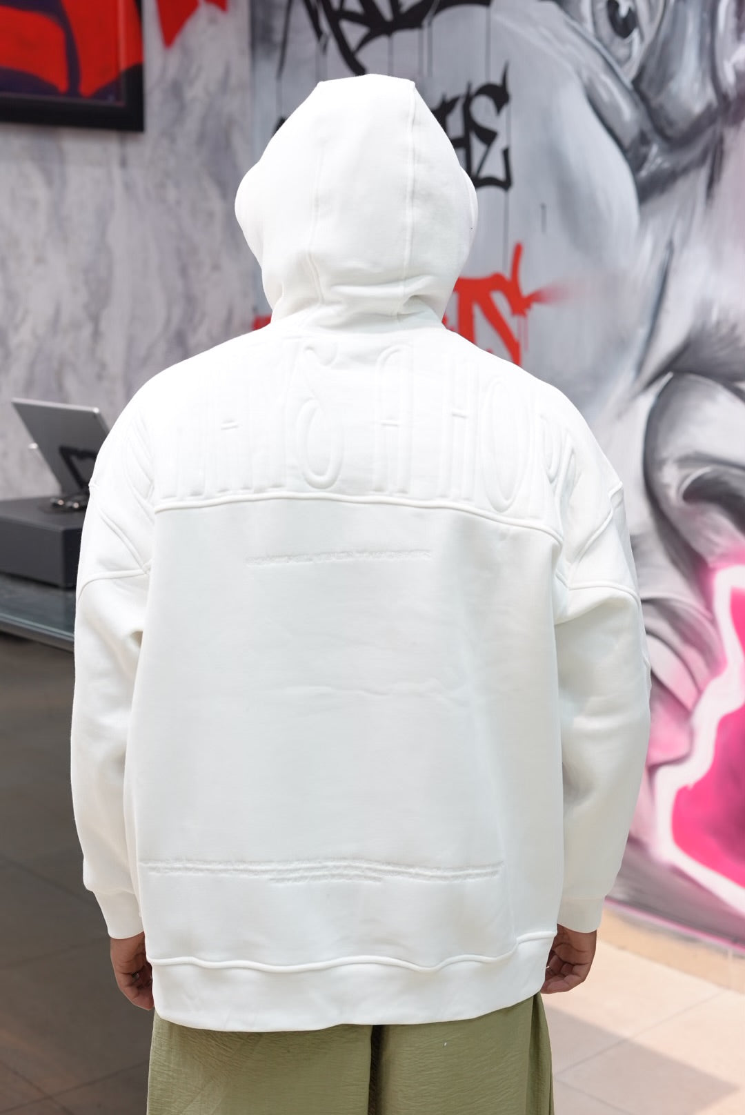 HOODIES ALWAYS A HOPE WHITE swe25018