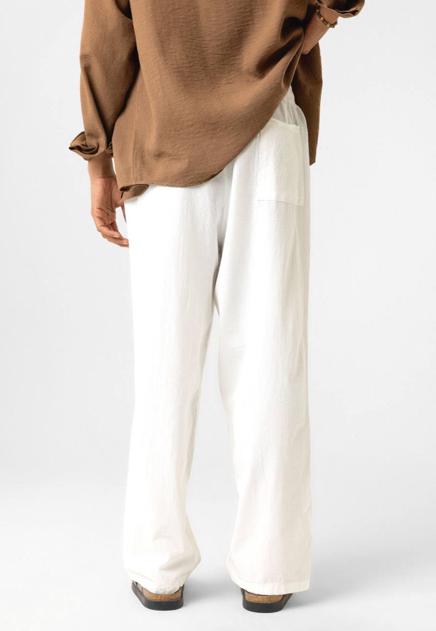 LINEN PANTS ECRU VM V80-22 / Y145