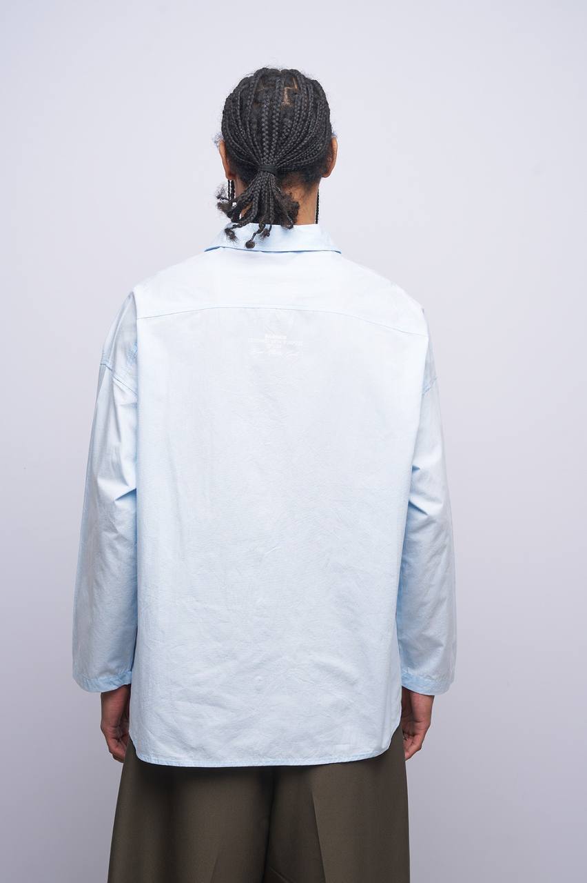 BOXY SHIRT ICE BLUE 10-211