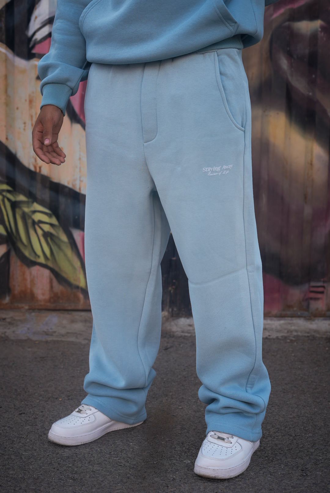 ENSEMBLE WASHED STAYING AWAY LIGHT BLEU E90-15