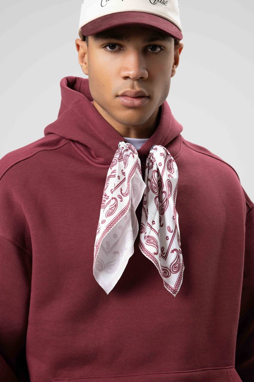 HOODIES STREET BURGUNDY v70-90