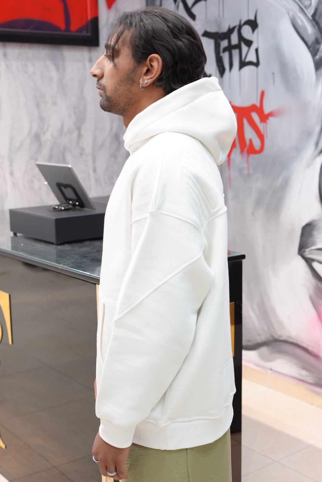 HOODIES ALWAYS A HOPE WHITE swe25018