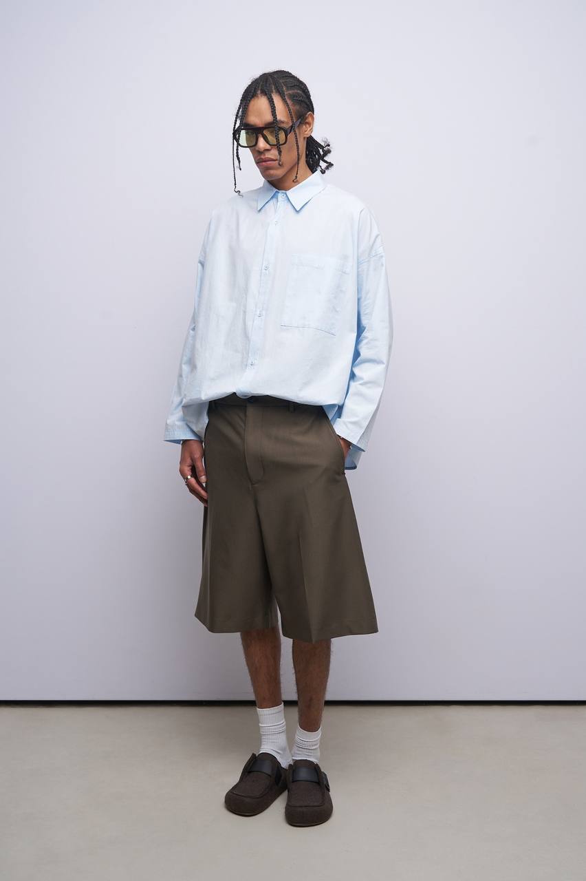 BOXY SHIRT ICE BLUE 10-211