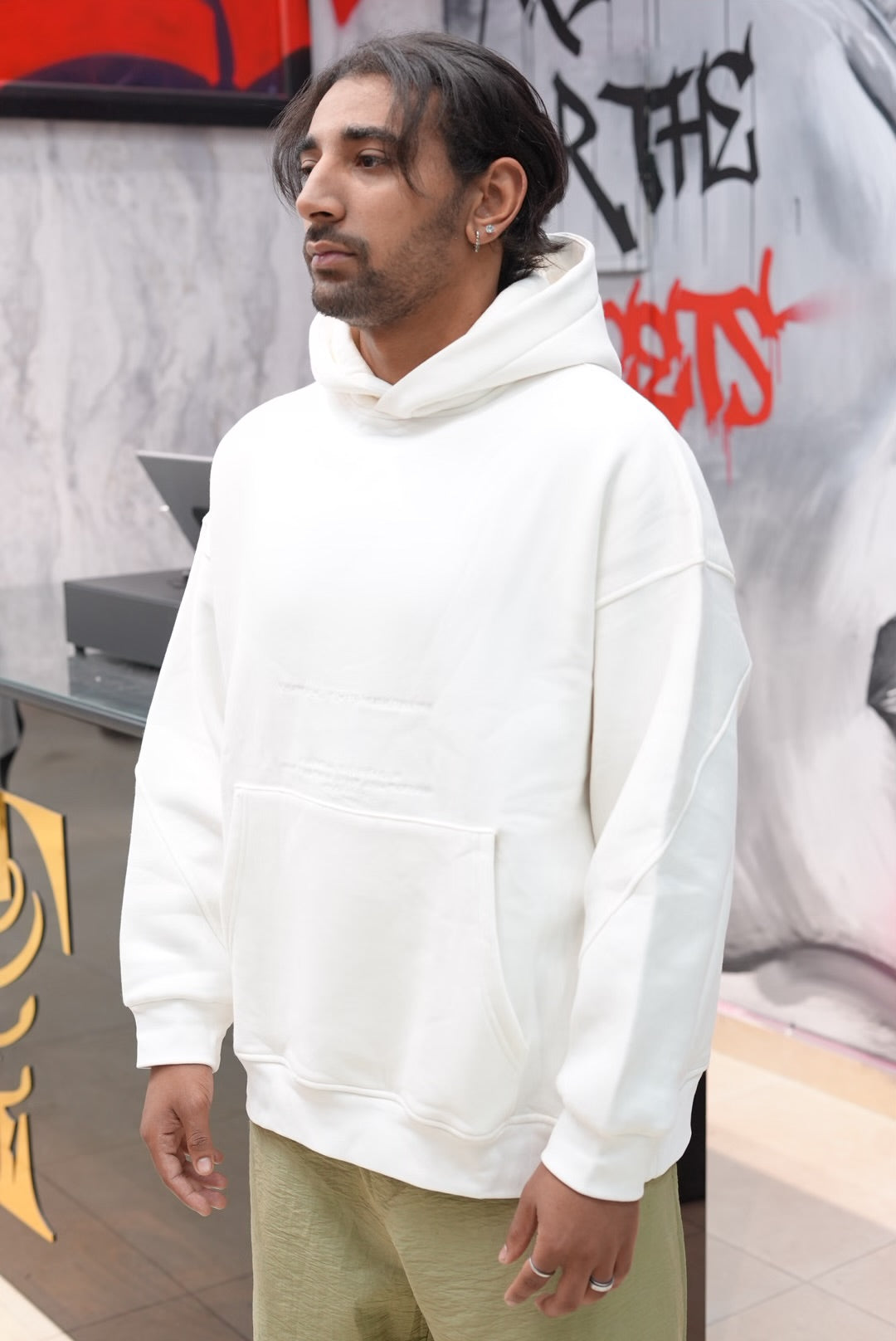 HOODIES ALWAYS A HOPE WHITE swe25018