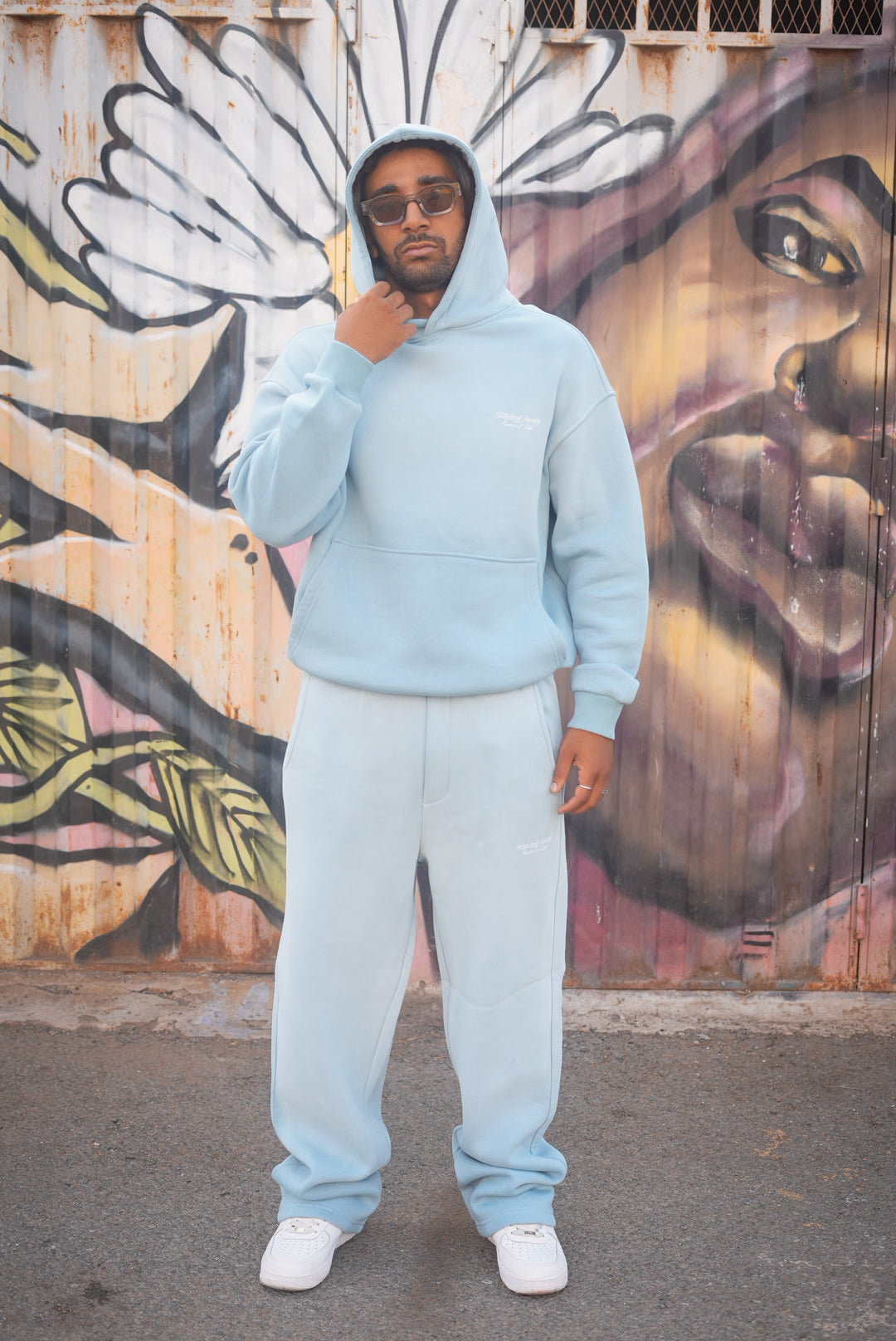 ENSEMBLE WASHED STAYING AWAY LIGHT BLEU E90-15