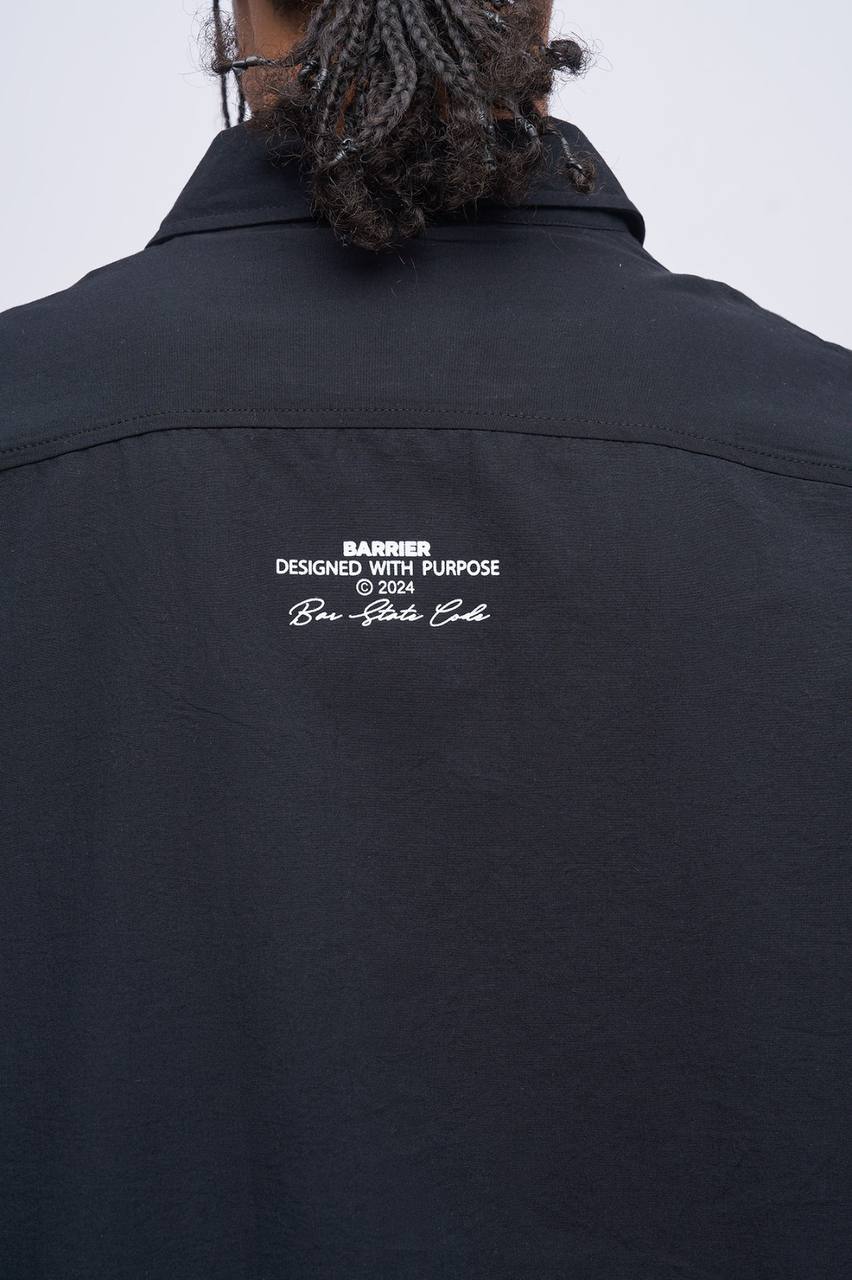 BOXY SHIRT BLACK 10-211