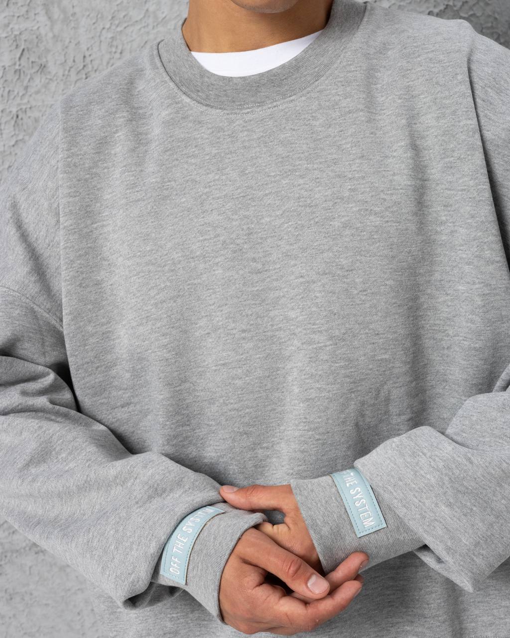 SWEAT OVERSIZE GRIS