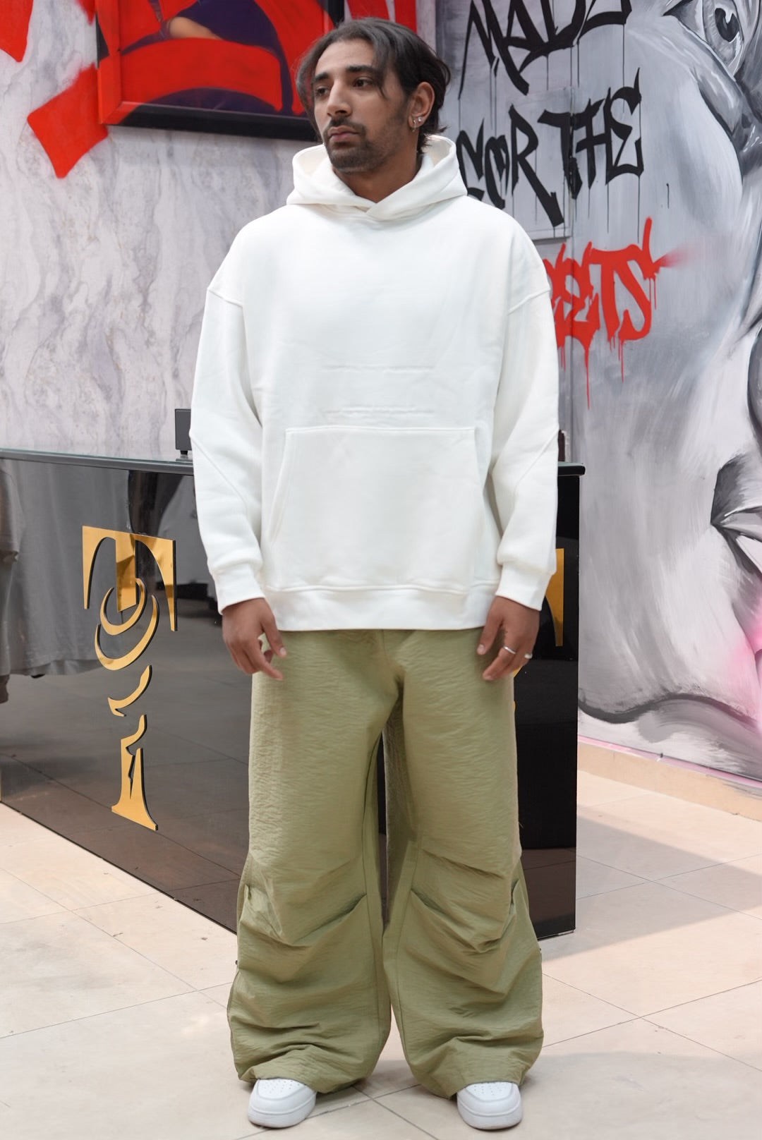 HOODIES ALWAYS A HOPE WHITE swe25018