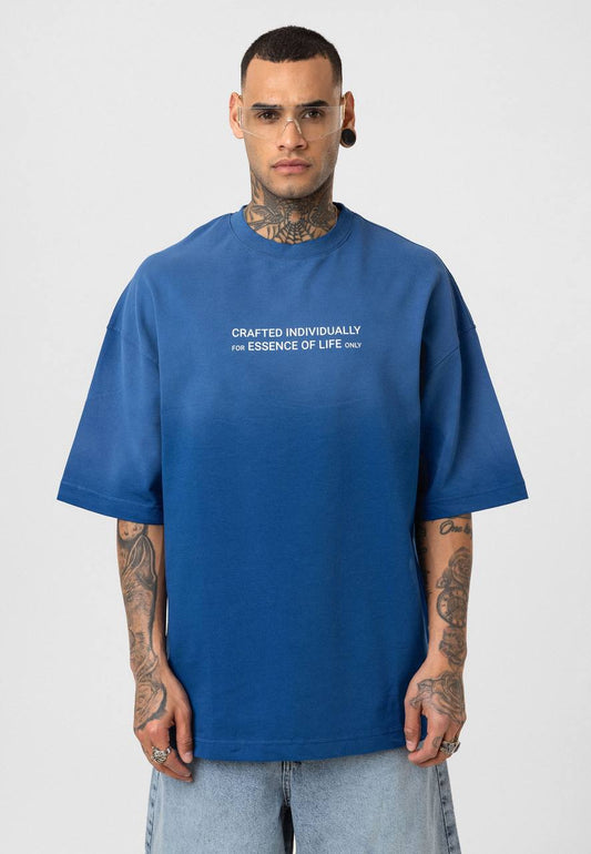 T-SHIRT CRAFTED BLEU