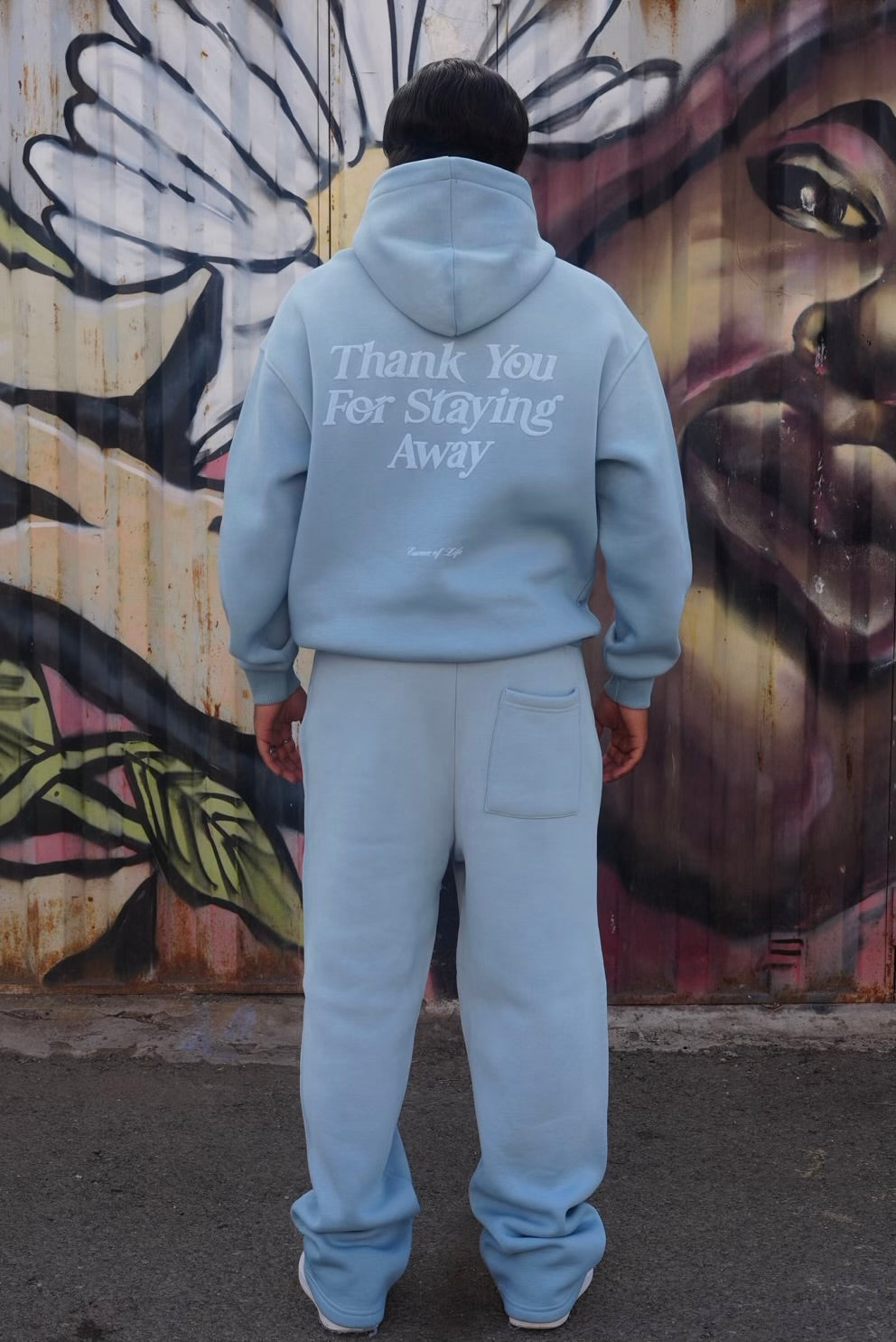 ENSEMBLE WASHED STAYING AWAY LIGHT BLEU E90-15