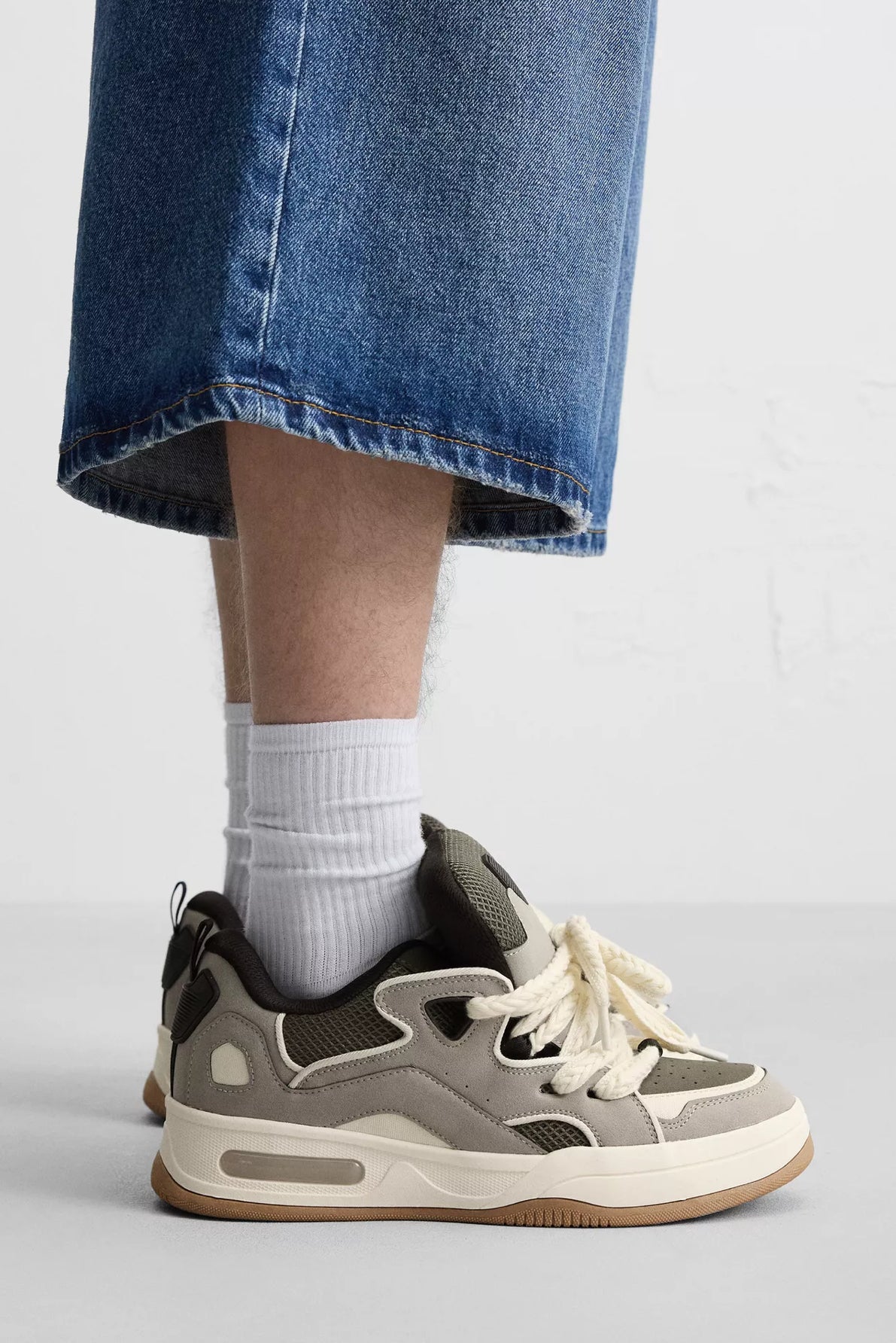 SKATE TRAINERS ZARA GRIS