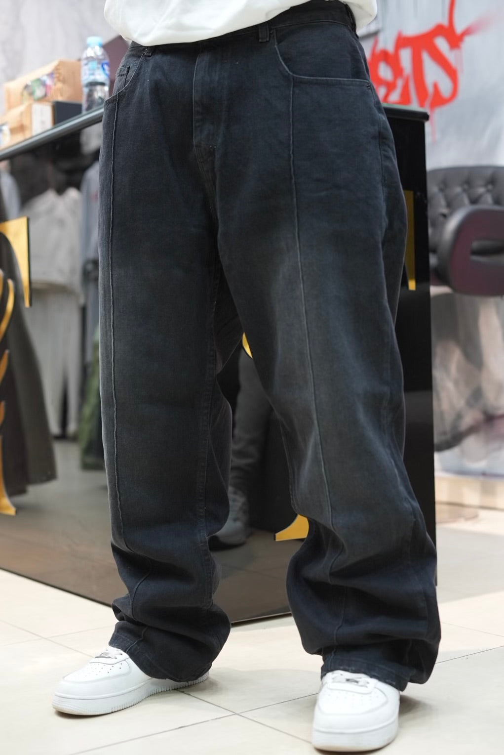 BAGGY JEANS TREETS NOIR BS