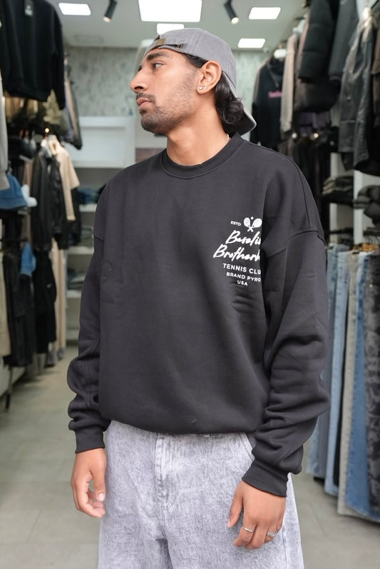 SWEATSHIRT OVERSIZE NOIR PR