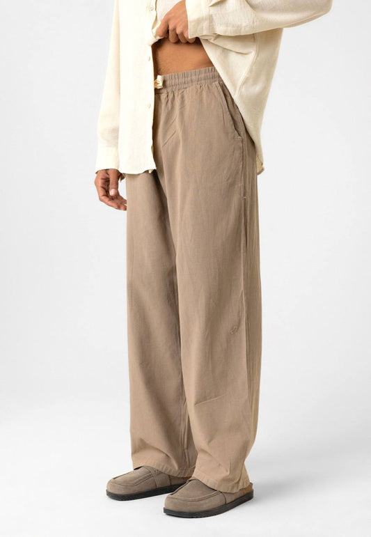 LINEN PANTS BROWN VM V80-22