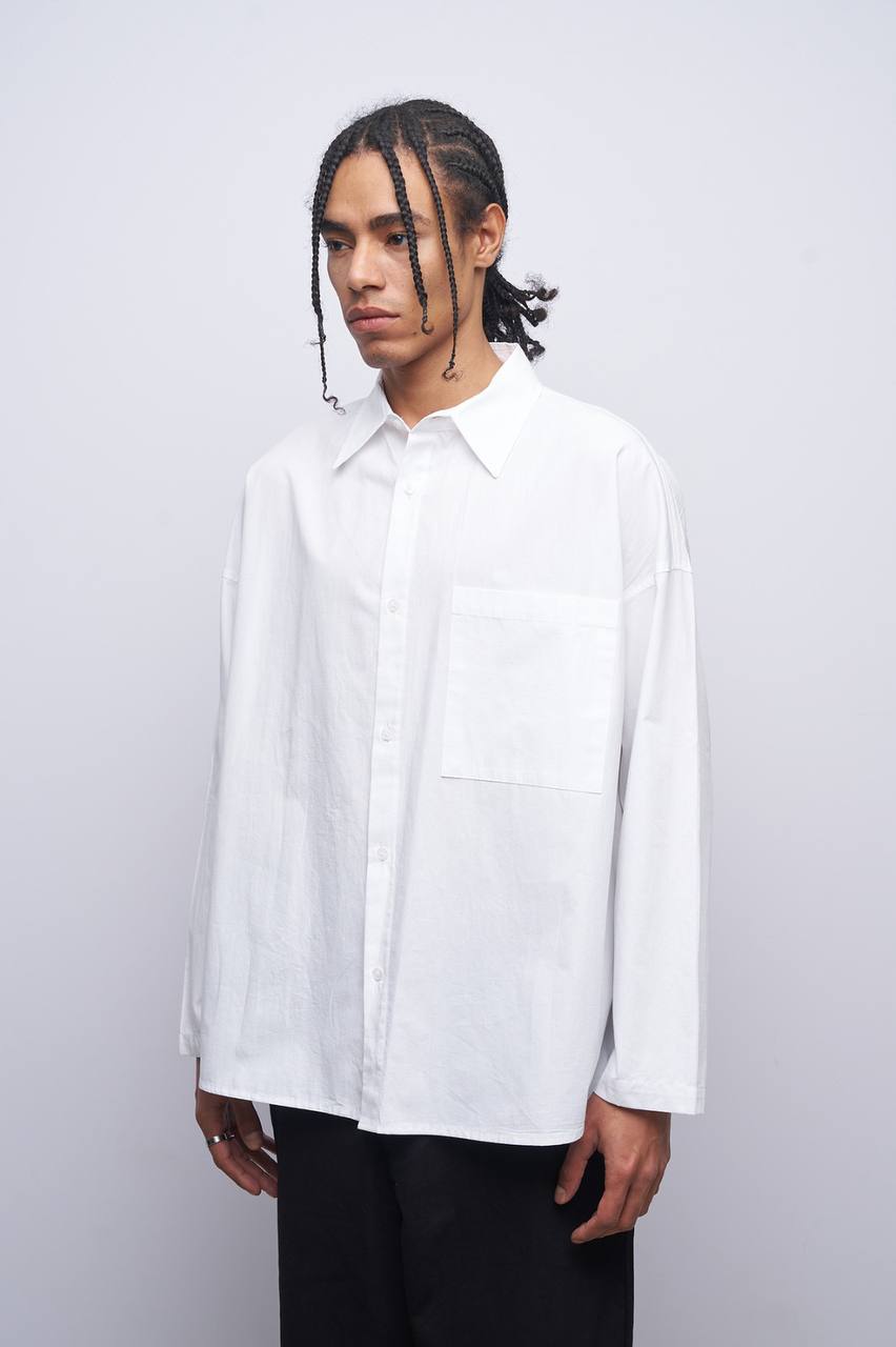 BOXY SHIRT WHITE 10-211