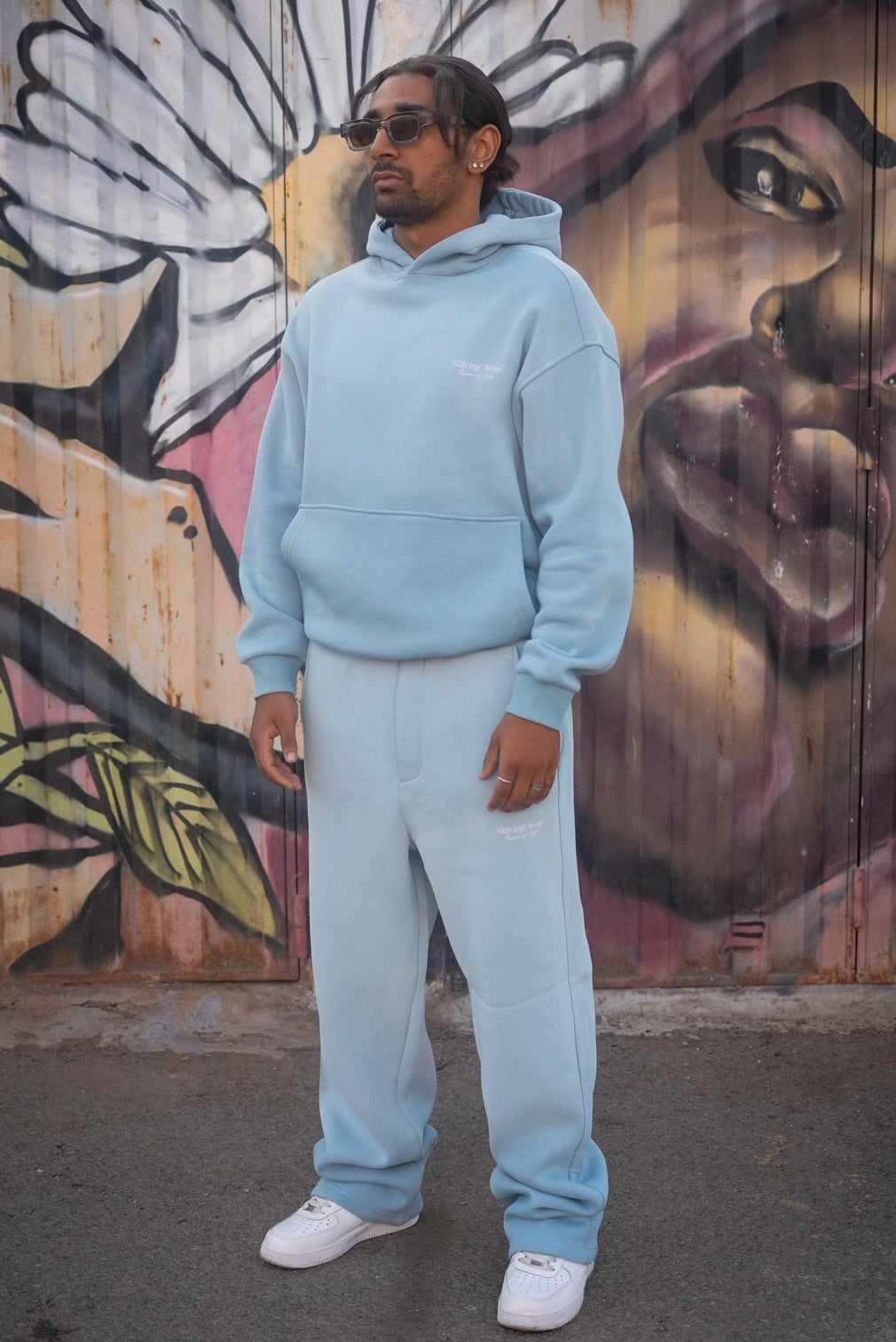 ENSEMBLE WASHED STAYING AWAY LIGHT BLEU E90-15