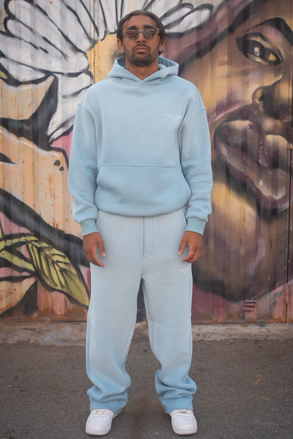 ENSEMBLE WASHED STAYING AWAY LIGHT BLEU E90-15