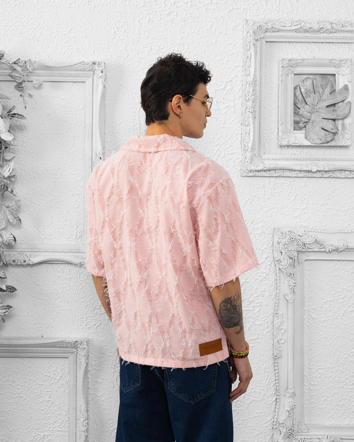 CHEMISE OFF THE SYSTEM ROUGE