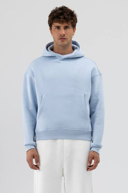 HOODIES OVERSIZE BASIC BABY BLUE E71-72