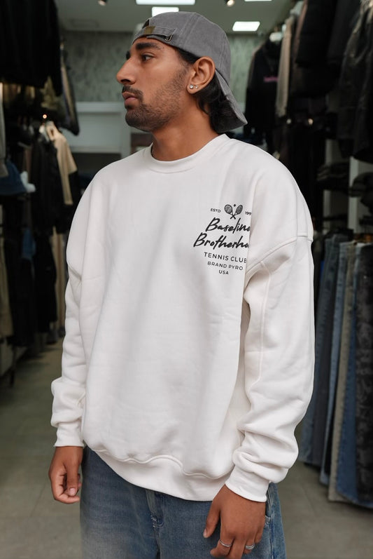 SWEATSHIRT OVERSIZE BLANC PR