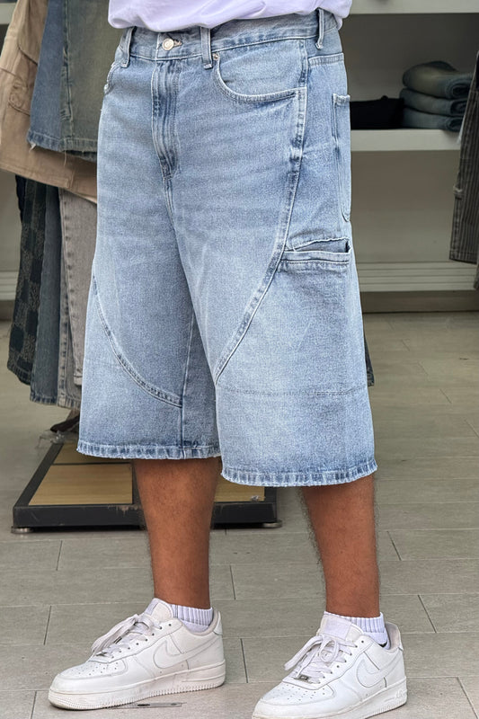 TWISTER JORTS BLEU