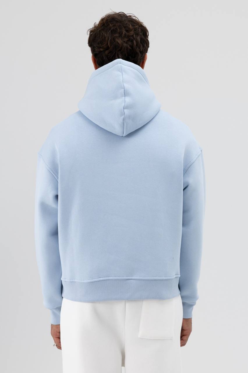 HOODIES OVERSIZE BASIC BABY BLUE E71-72