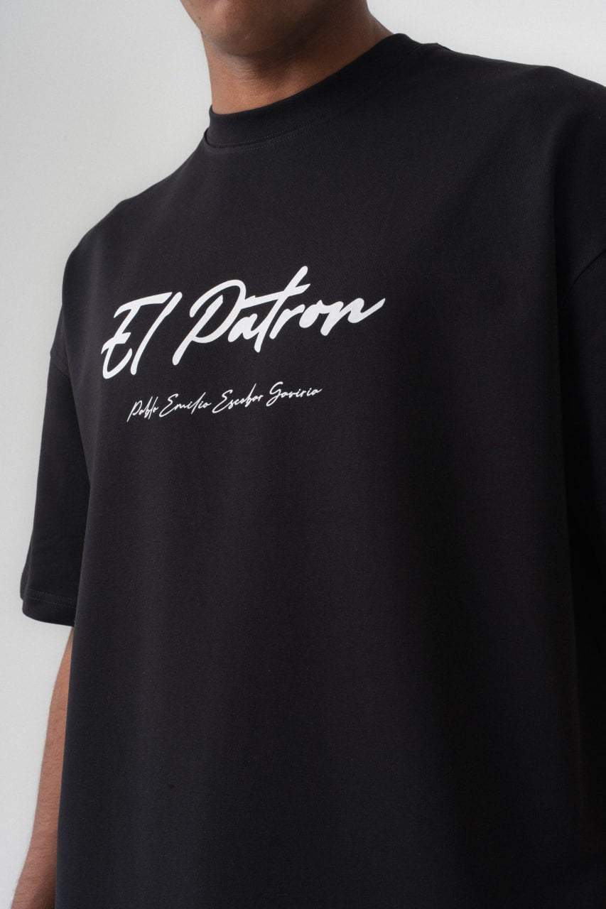 T-SHIRT EL PATRON BLACK ESCO