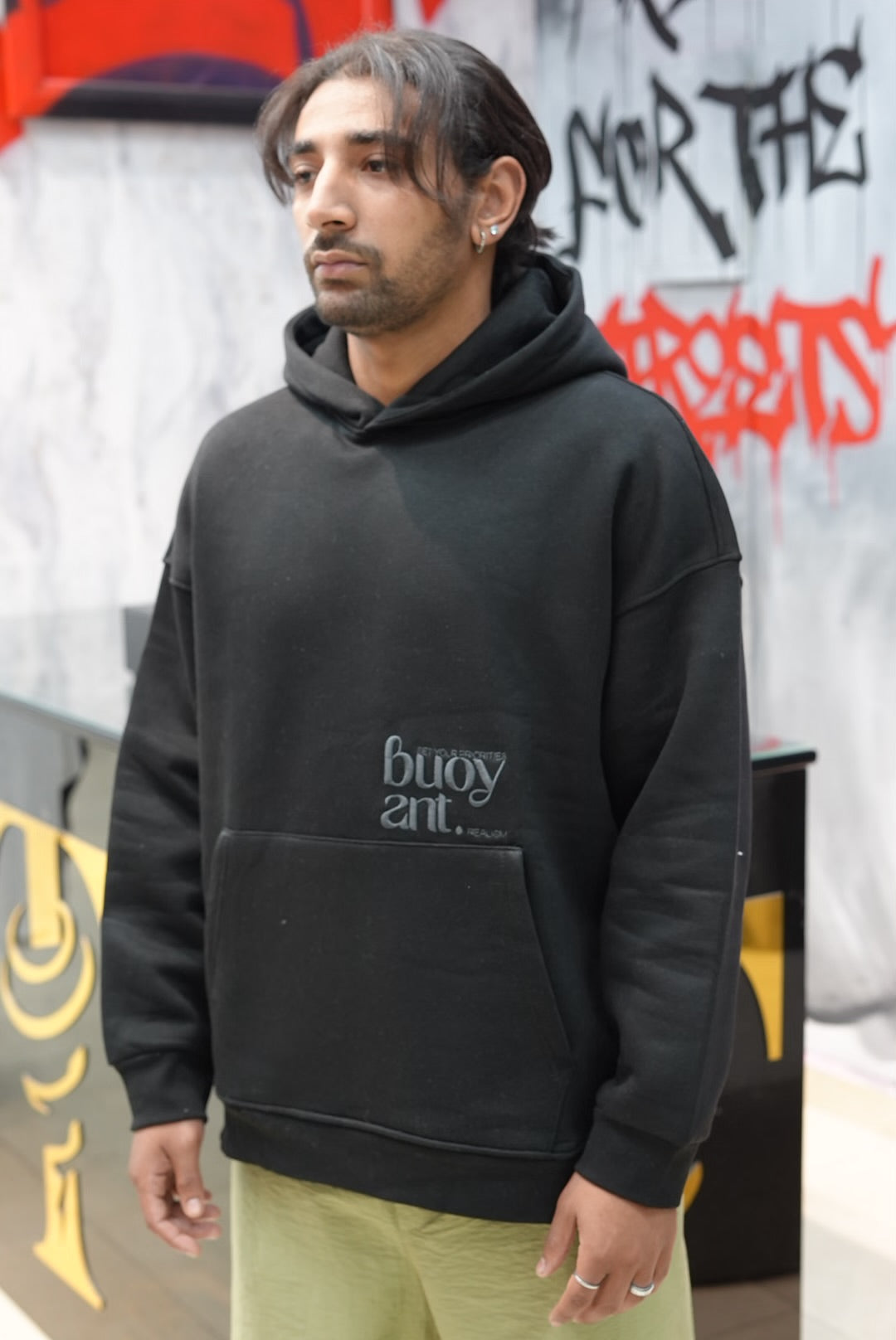 HOODIES BUOY BLACK swe25008