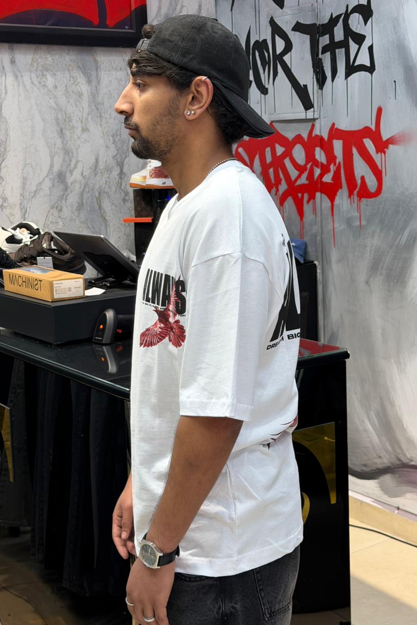 T-SHIRT ALWAYS WHITE
