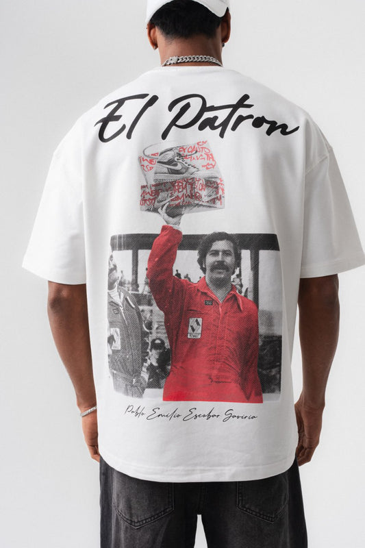 T-SHIRT EL PATRON WHITE ESCO
