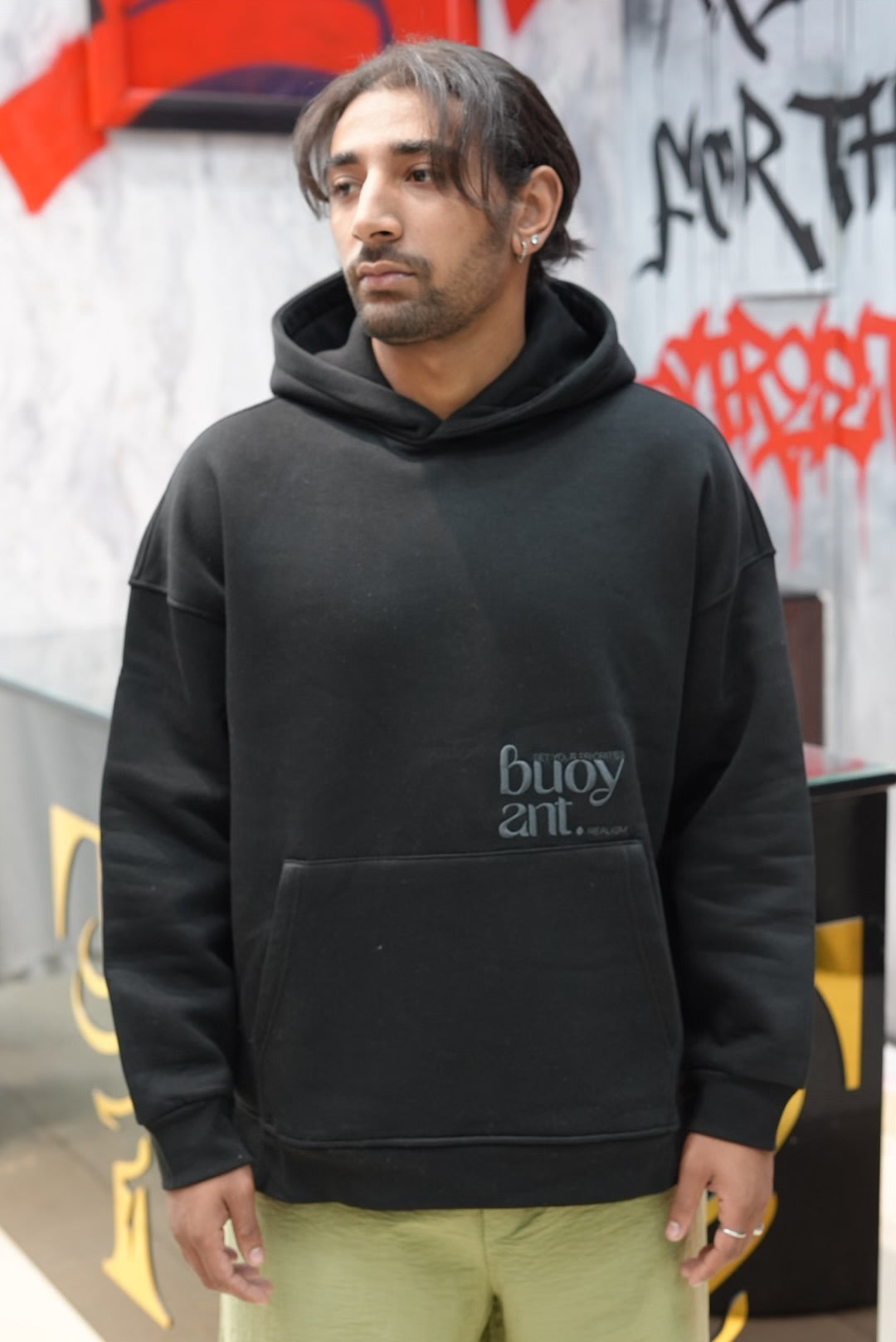 HOODIES BUOY BLACK swe25008
