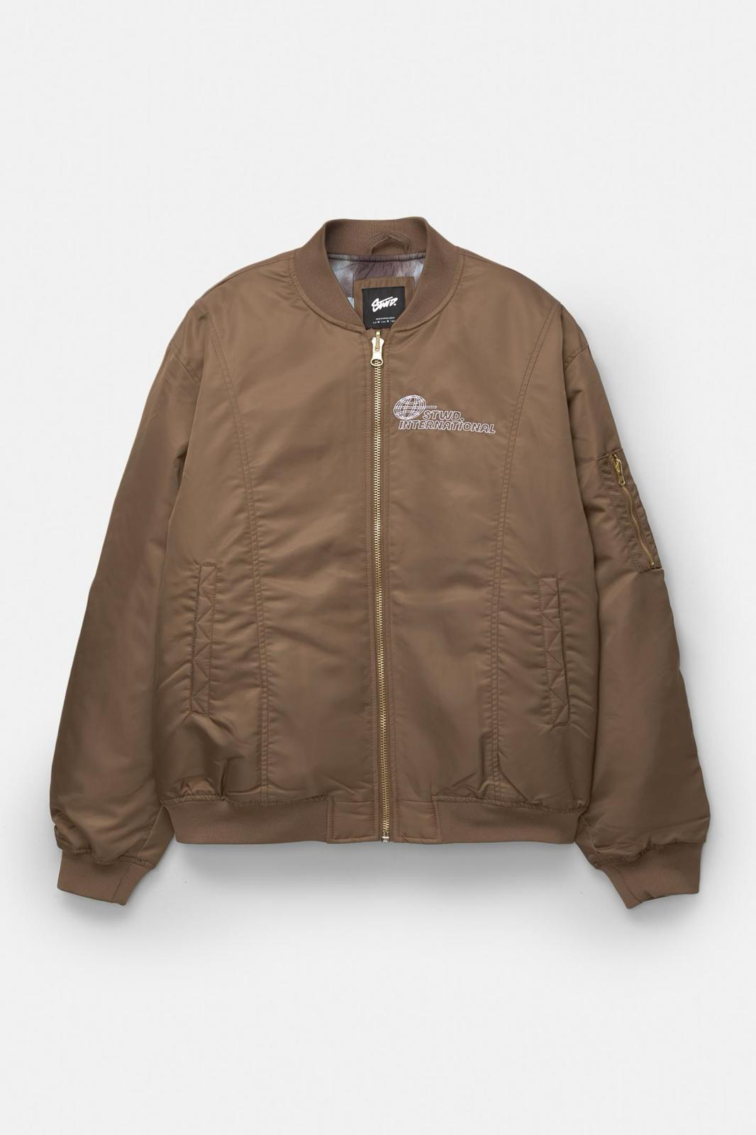 EMBROIDERED STWD BOMBER P&B