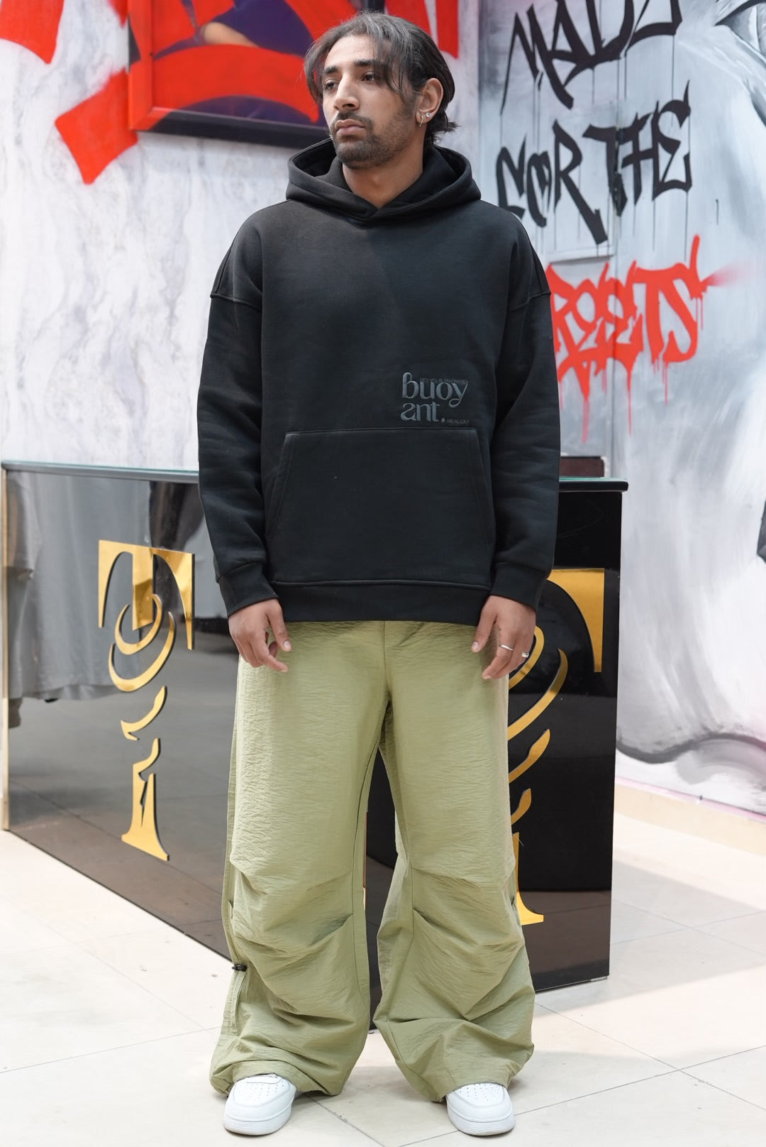 HOODIES BUOY BLACK swe25008