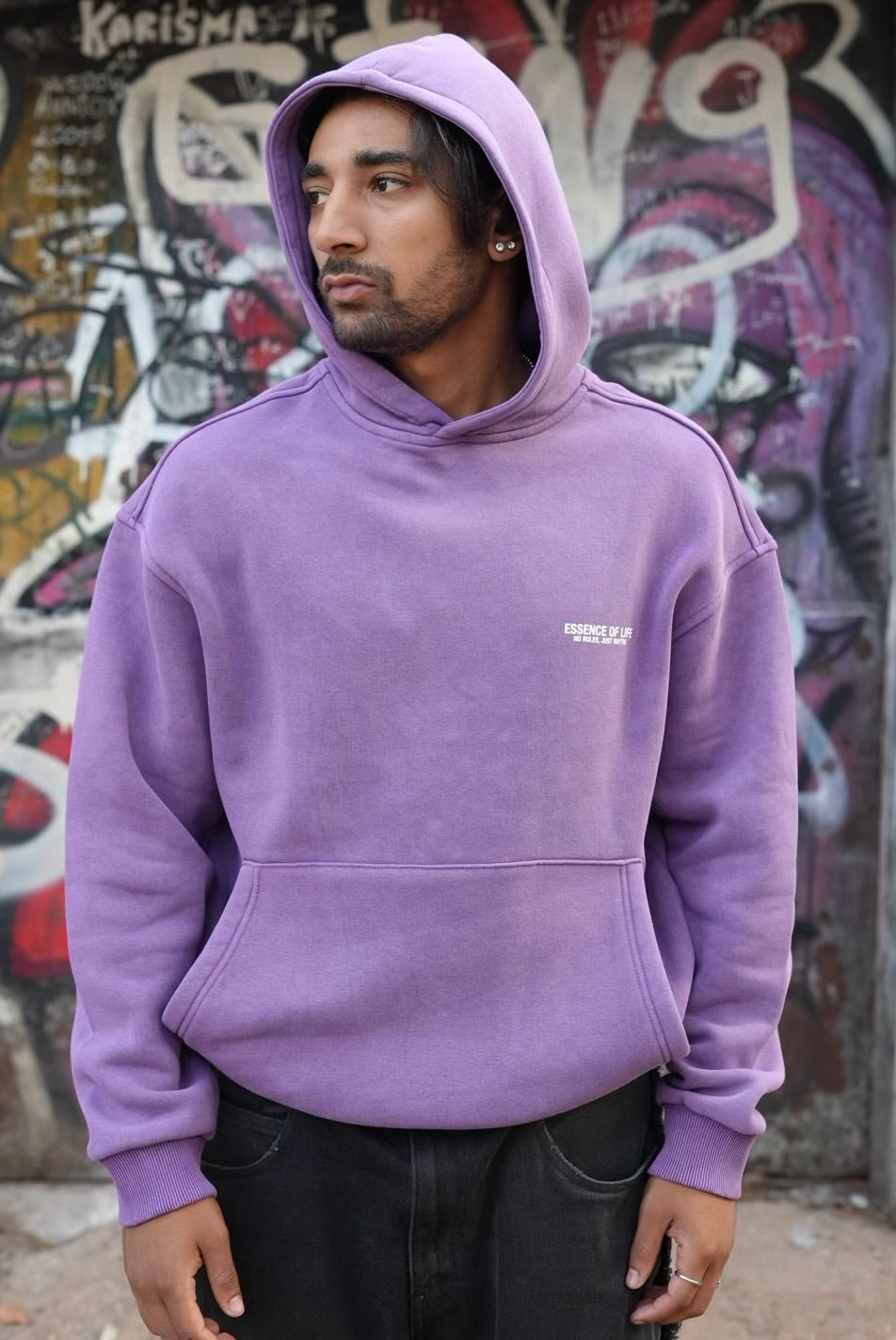 HOODIES ESENCE PURPLE E71-93