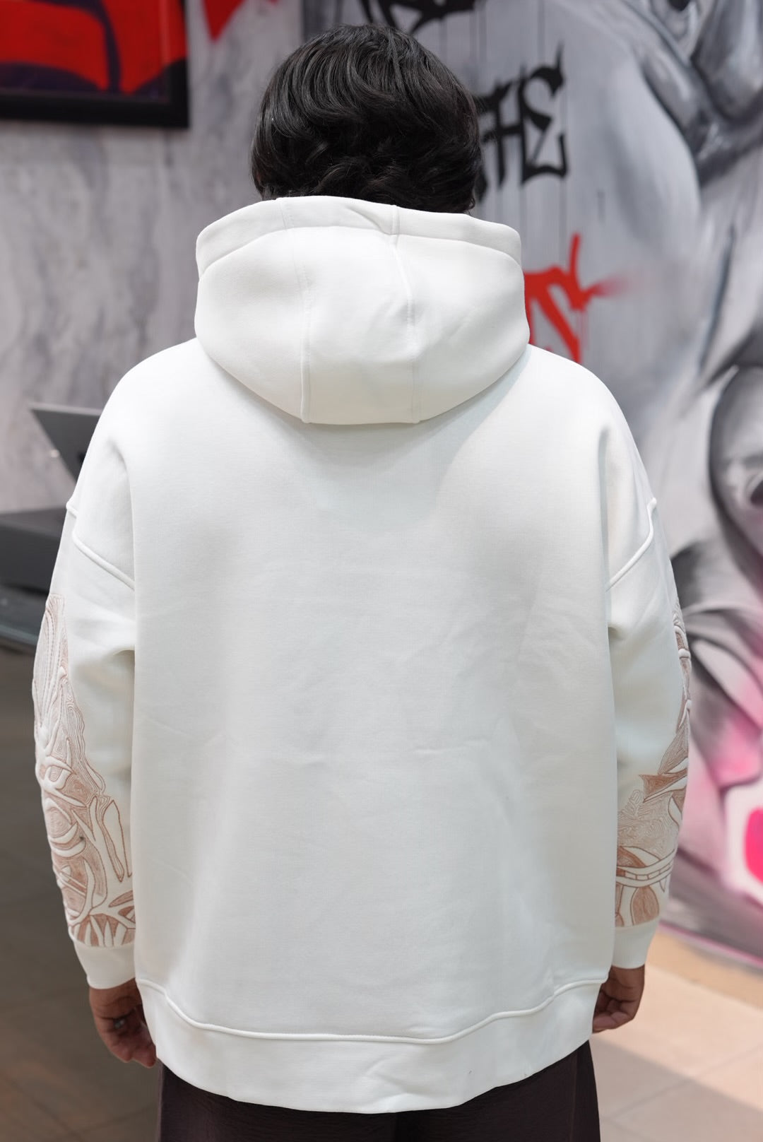 HOODIES I AM RESONSIBALE  WHITE swe25007