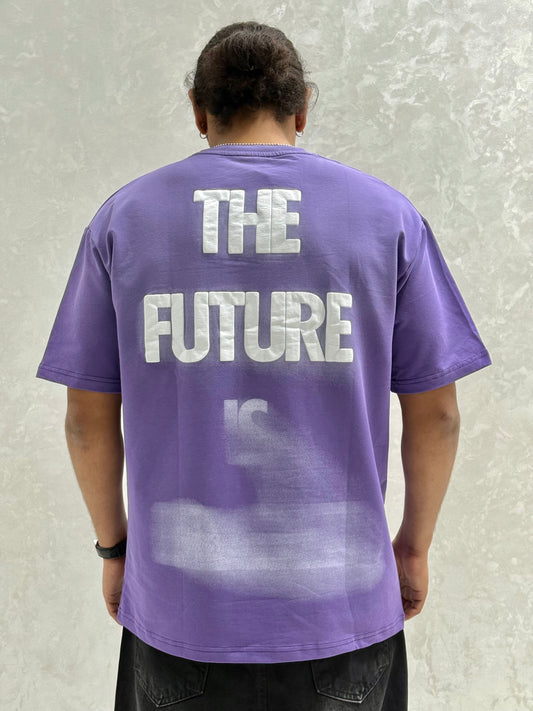 T-SHIRT THE FUTURE IS VIOLET YG-347