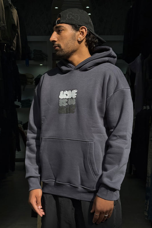 HOODIES LOVE IS IN THE AIR GREY