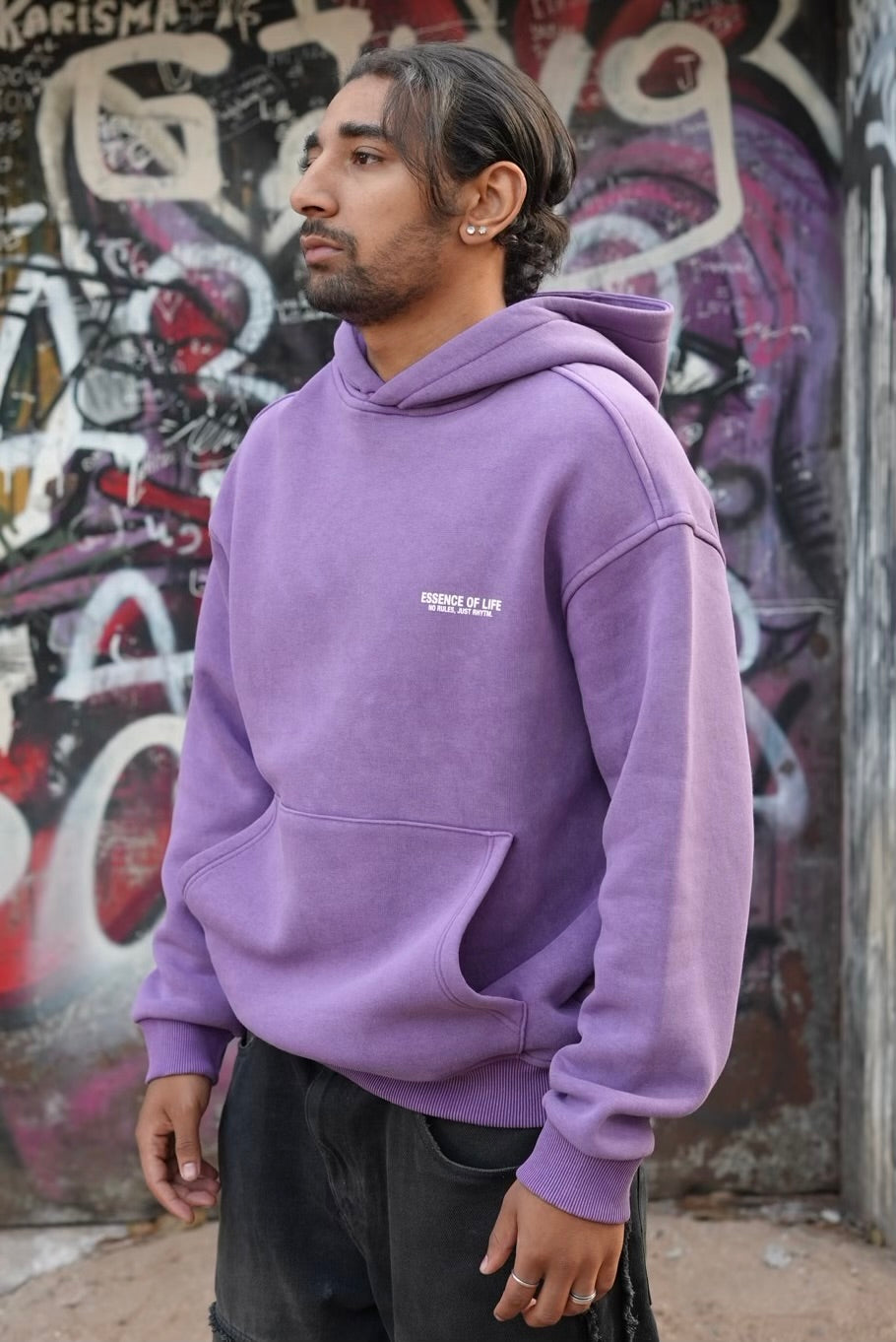HOODIES ESENCE PURPLE E71-93