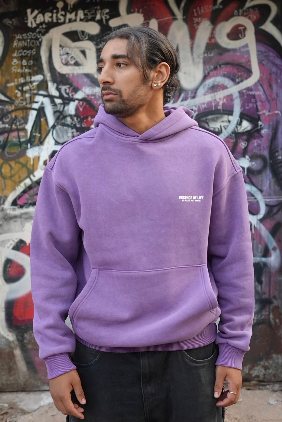 HOODIES ESENCE PURPLE E71-93