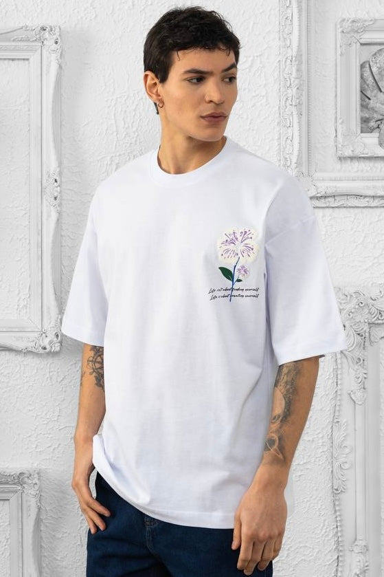 T-SHIRT FLOWER WHITE