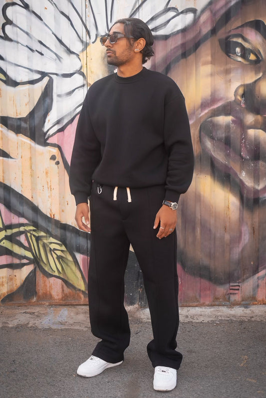 ENSEMBLE SWEET PANTS TREETS BLACK