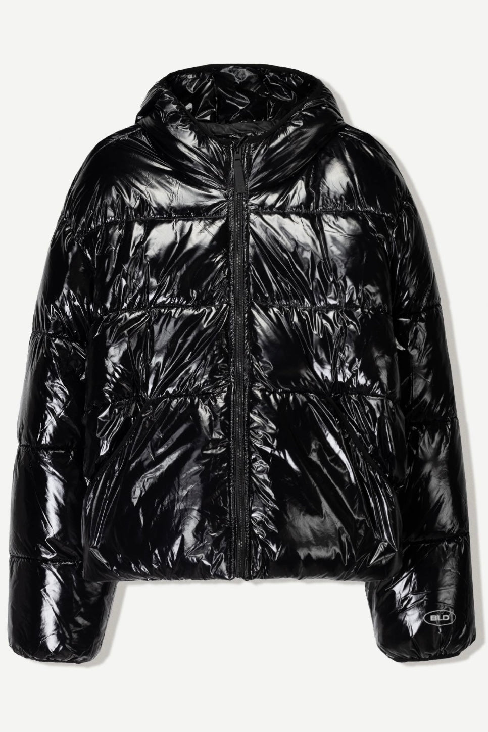 PUFFER JACKET WITH HOOD BLACK BERSHKA