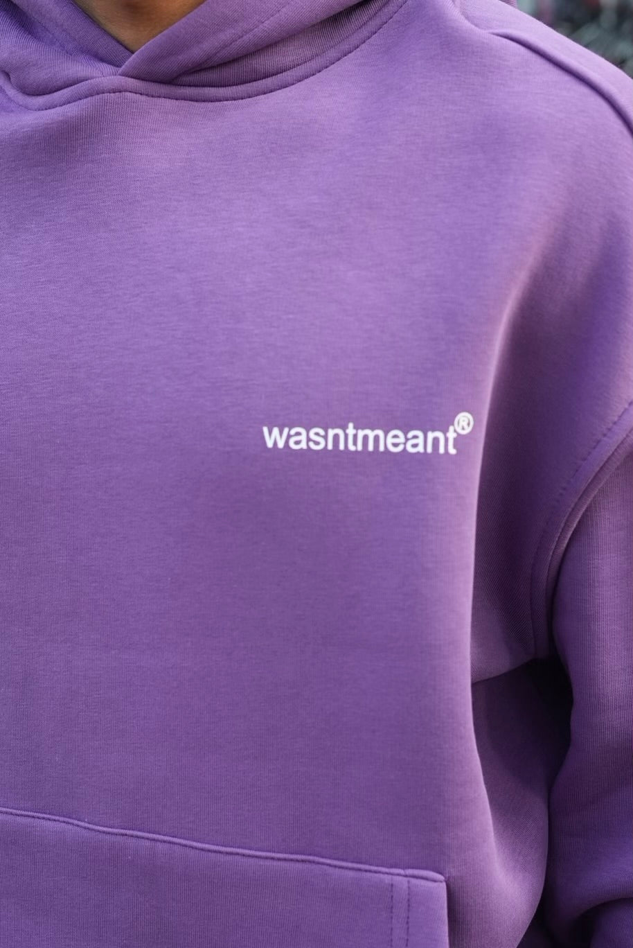 HOODIES WASNTMEANT PURPLE E71-74