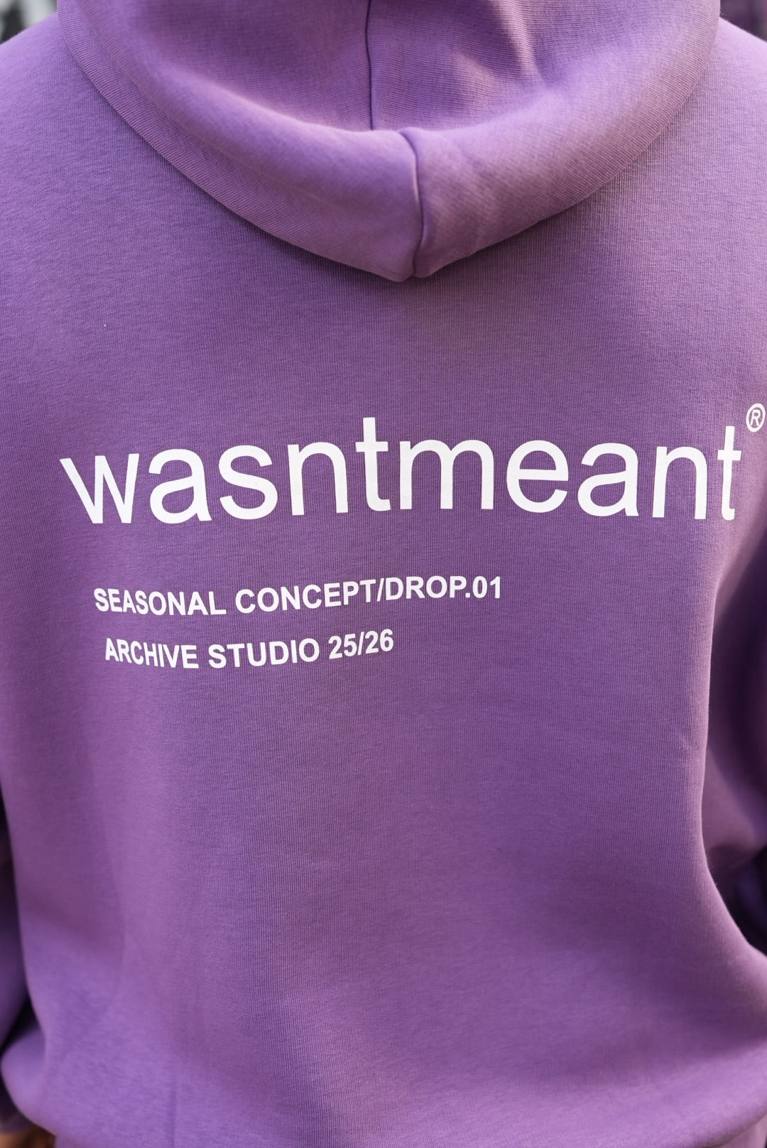 HOODIES WASNTMEANT PURPLE E71-74