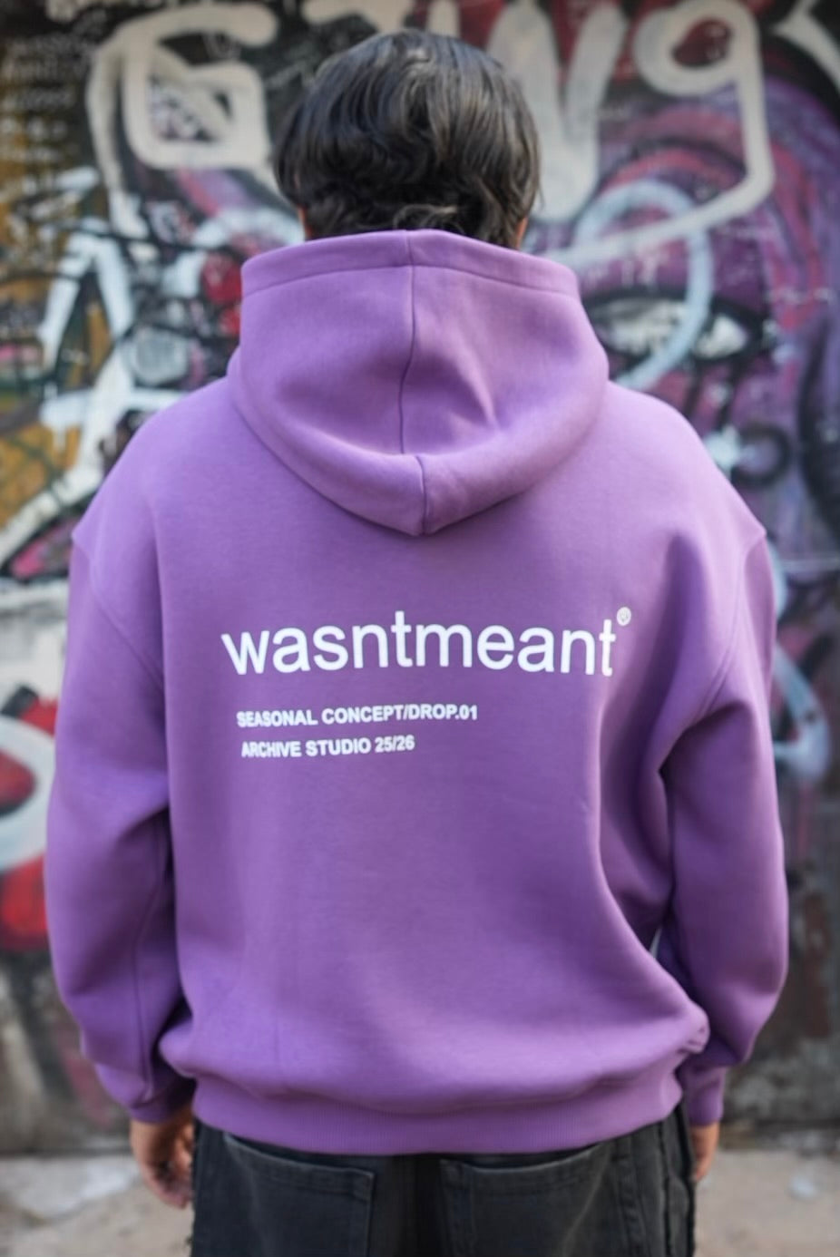 HOODIES WASNTMEANT PURPLE E71-74