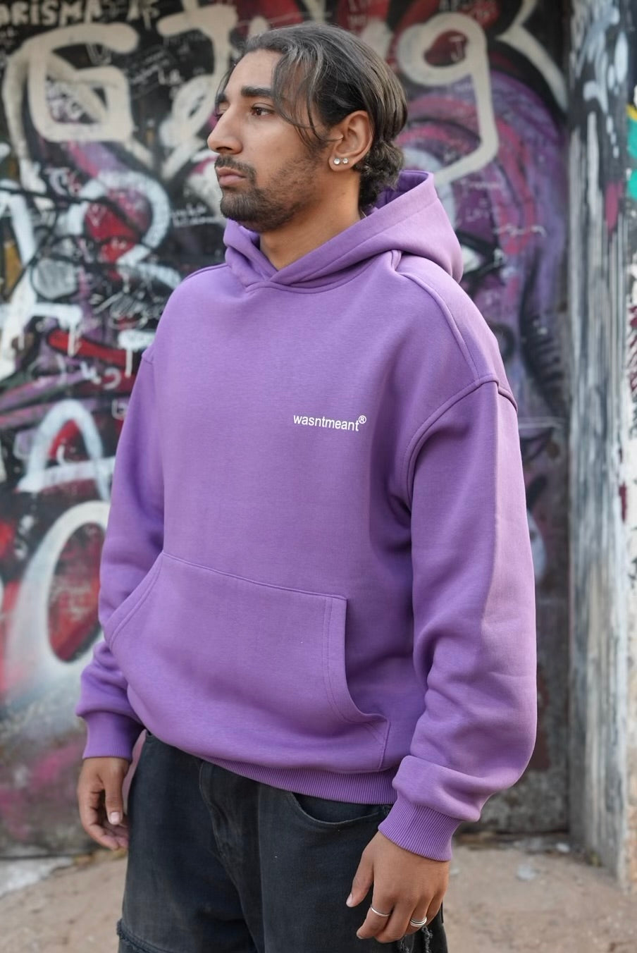 HOODIES WASNTMEANT PURPLE E71-74