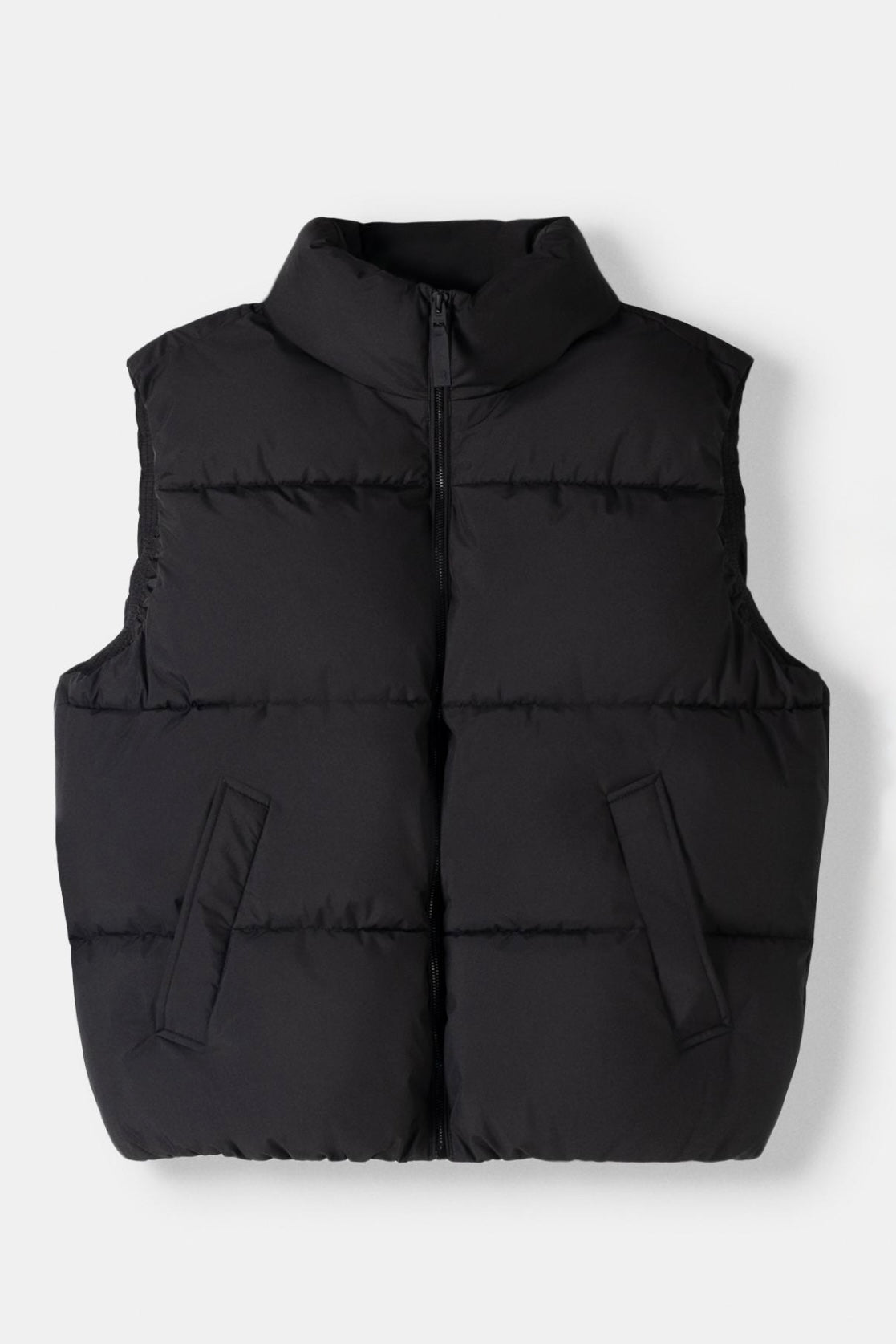 PUFFER GILET NOIR BERSHKA
