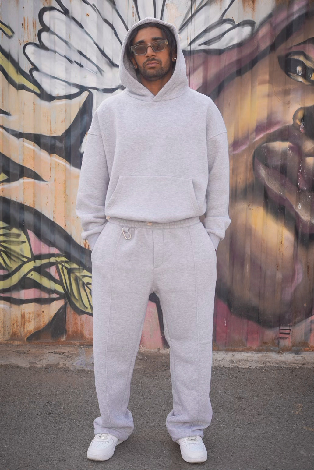 ENSEMBLE SWEET PANTS TREETS GREY BR