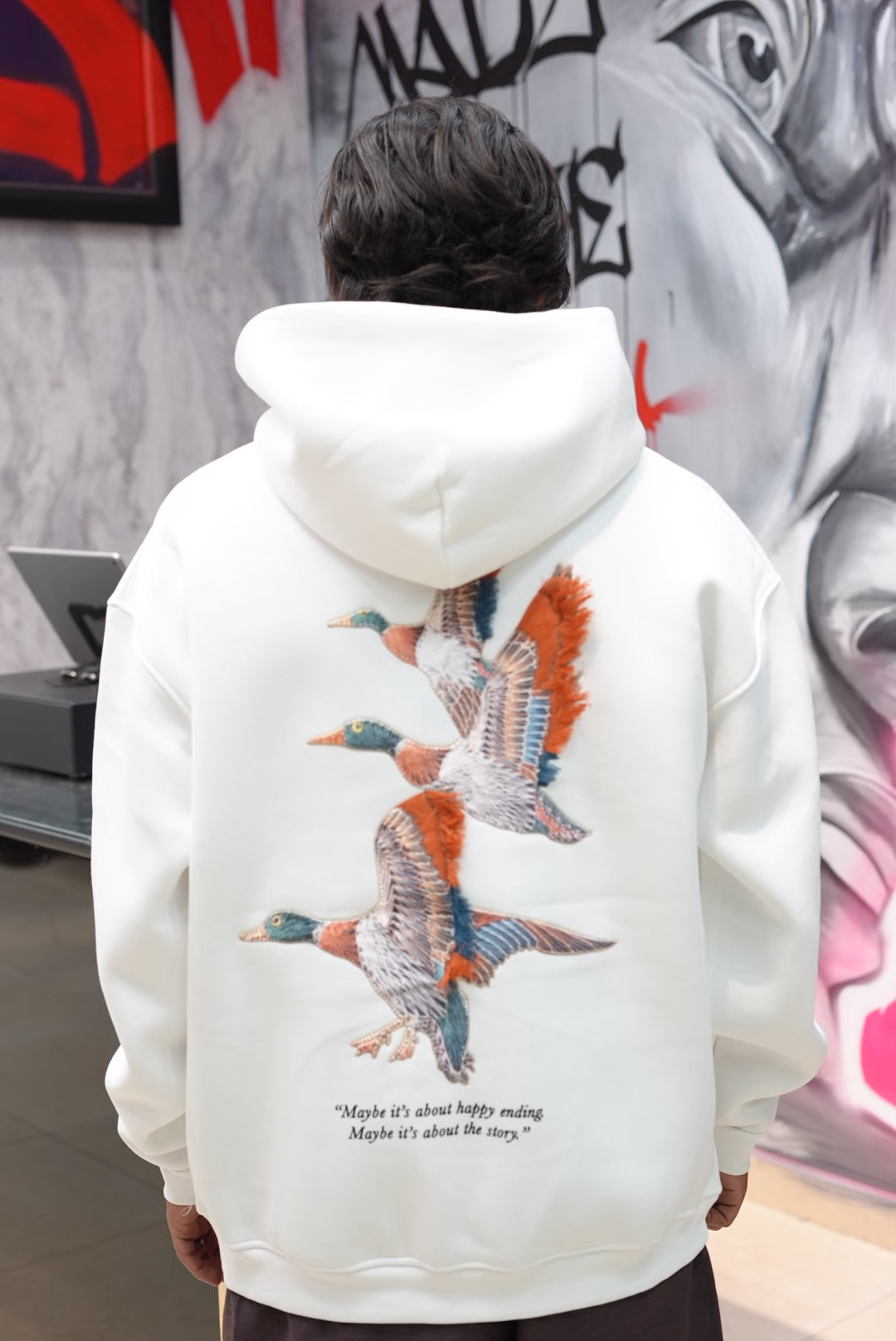 HOODIES SW  WHITE 4996