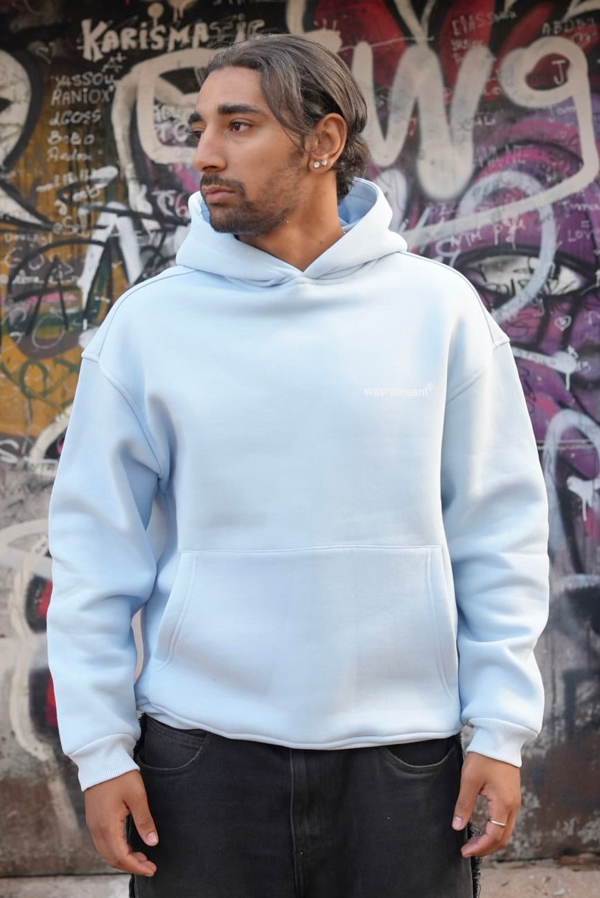 HOODIES WASNTMEANT BABY BLUE E71-74
